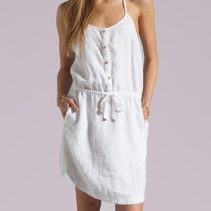Juicy Couture White Beach Linen Dress
